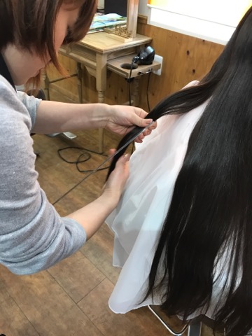 ルカちゃんのヘアドネーション Hairsalon K Mix