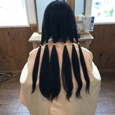 可愛らしいヘアドネーション 奥さんにおまかせ Hairsalon K Mix